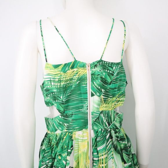 Fashion Nova Key West Maxi Tropical Dress Sz Medium  Womens Long Summer - Picture 10 of 15